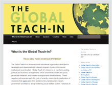 Tablet Screenshot of globalteachin.com